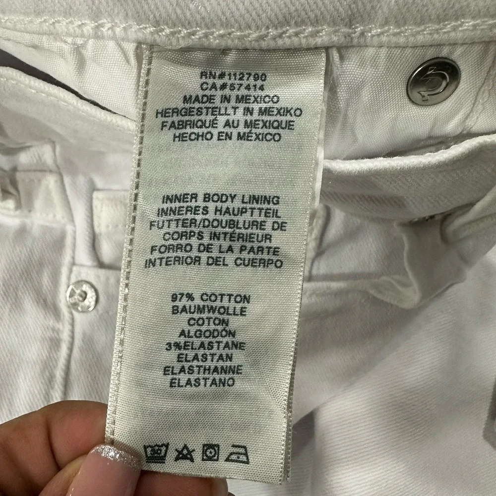 True Religion Rocco Jeans NEW‎ Mens Optic White Relaxed Skinny Sz 32 NWT